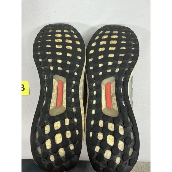 Mens Adidas Ultra Boost Lace Up Sneakers Size 14 Gray - Picture 8 of 9